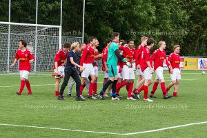 Tijdens het feestweekend nacompetitie Pancratius A1 – KFC A1 uitslag 3- 1 Pancratius wint na starfschoppen