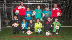 Pancratius jeugd keepers met de trainers Co en Petje