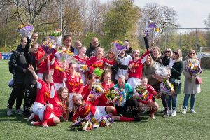 Kampioenswedstrijd Pancratius vr1 – HBC vr1 uitslag 8 - 0